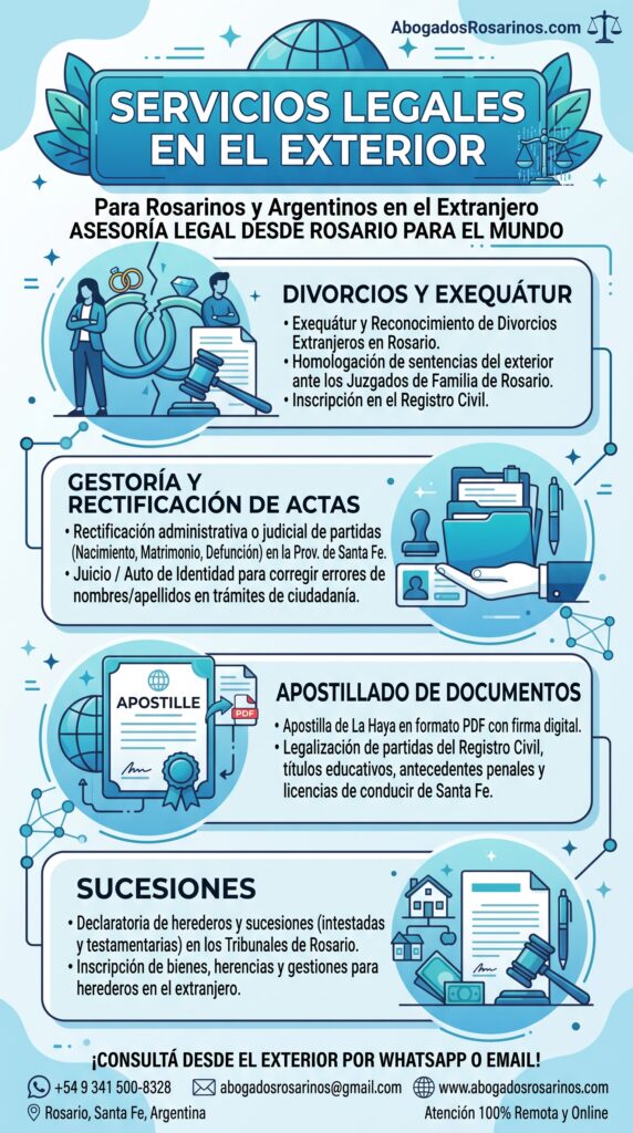 Servicios Legales en el Exterior